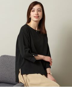 ITS'DEMO / イッツデモ カットソー | 【手洗い可】ふくれジャカードプルオーバー