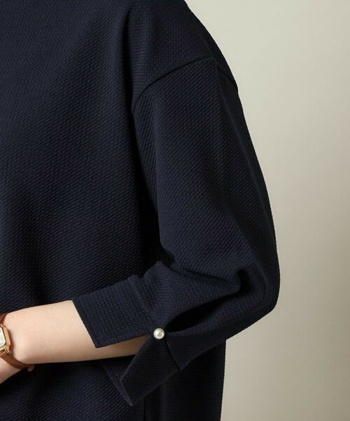 ITS'DEMO / イッツデモ カットソー | 【手洗い可】ふくれジャカードプルオーバー | 詳細17