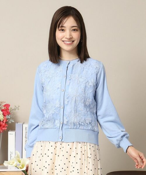 ITS'DEMO / イッツデモ カーディガン・ボレロ | 【通勤／手洗い可】レースニットカーディガン | 詳細10