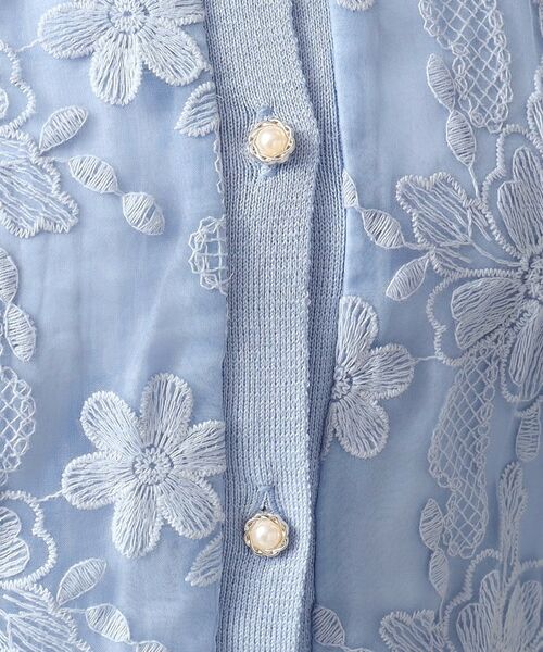 ITS'DEMO / イッツデモ カーディガン・ボレロ | 【通勤／手洗い可】レースニットカーディガン | 詳細12