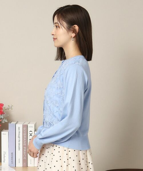 ITS'DEMO / イッツデモ カーディガン・ボレロ | 【通勤／手洗い可】レースニットカーディガン | 詳細14