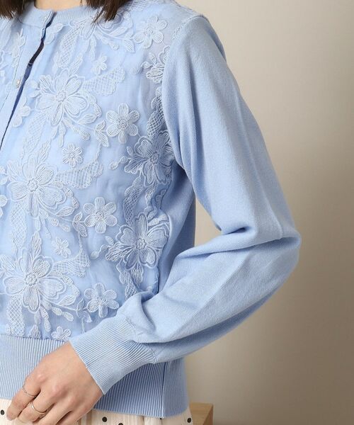 ITS'DEMO / イッツデモ カーディガン・ボレロ | 【通勤／手洗い可】レースニットカーディガン | 詳細17