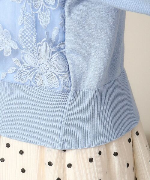 ITS'DEMO / イッツデモ カーディガン・ボレロ | 【通勤／手洗い可】レースニットカーディガン | 詳細18