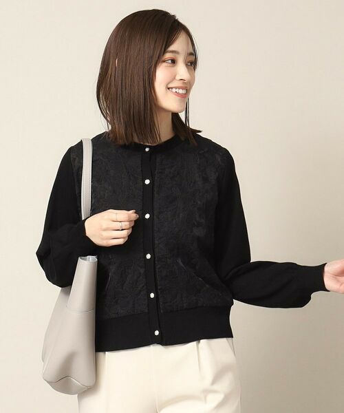 ITS'DEMO / イッツデモ カーディガン・ボレロ | 【通勤／手洗い可】レースニットカーディガン | 詳細5