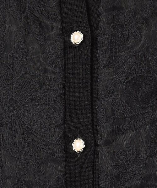 ITS'DEMO / イッツデモ カーディガン・ボレロ | 【通勤／手洗い可】レースニットカーディガン | 詳細8