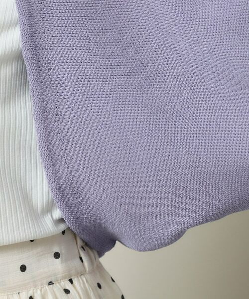 ITS'DEMO / イッツデモ カーディガン・ボレロ | 【UVケア／アンチピリング／手洗い可】ニットボレロ | 詳細24