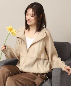 ITS'DEMO / イッツデモ レザーブルゾン・ジャケット | 【手洗い可】シアーブルゾン