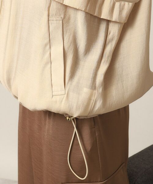 ITS'DEMO / イッツデモ レザーブルゾン・ジャケット | 【手洗い可】シアーブルゾン | 詳細19