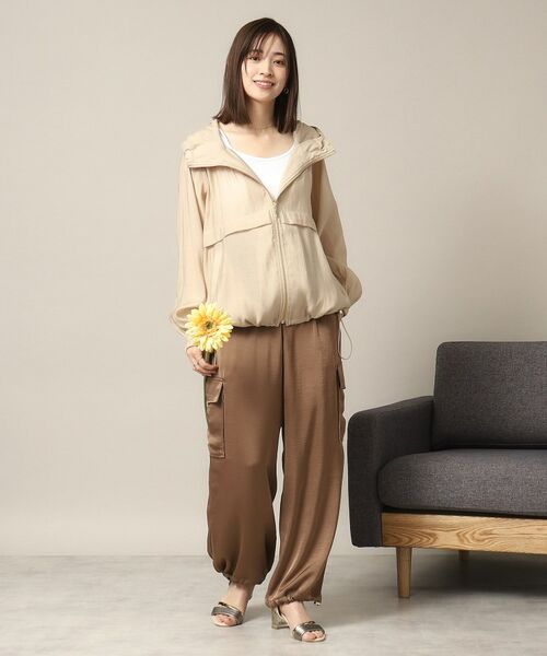 ITS'DEMO / イッツデモ レザーブルゾン・ジャケット | 【手洗い可】シアーブルゾン | 詳細9