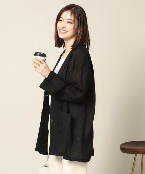 ITS'DEMO / イッツデモ テーラードジャケット | 【手洗い可】シアージャケット | 詳細1