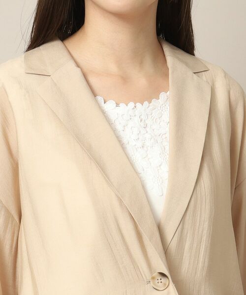 ITS'DEMO / イッツデモ テーラードジャケット | 【手洗い可】シアージャケット | 詳細12