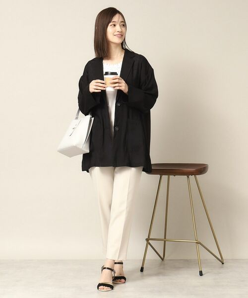 ITS'DEMO / イッツデモ テーラードジャケット | 【手洗い可】シアージャケット | 詳細2