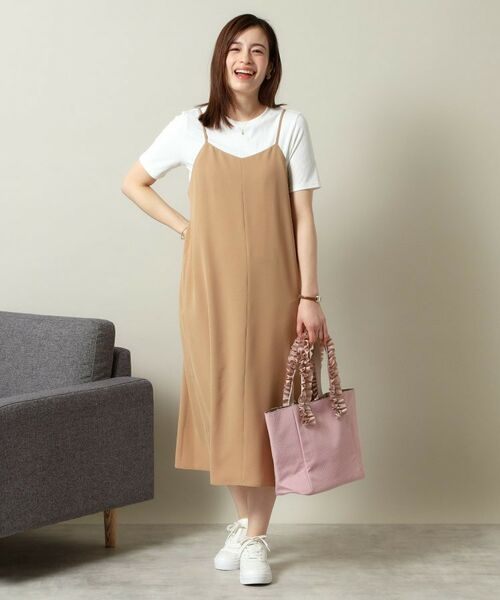 ITS'DEMO / イッツデモ ロング・マキシ丈ワンピース | 【手洗い可／シーズンレス】キャミワンピース | 詳細14
