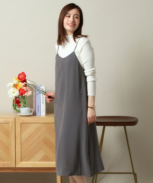 ITS'DEMO / イッツデモ ロング・マキシ丈ワンピース | 【手洗い可／シーズンレス】キャミワンピース | 詳細5
