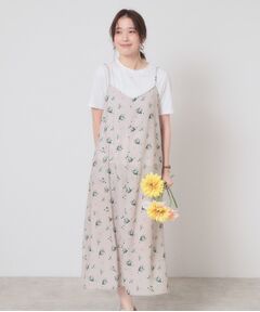 ITS'DEMO / イッツデモ ワンピース | 【手洗い可／無地・花柄】ジョーゼットキャミワンピ