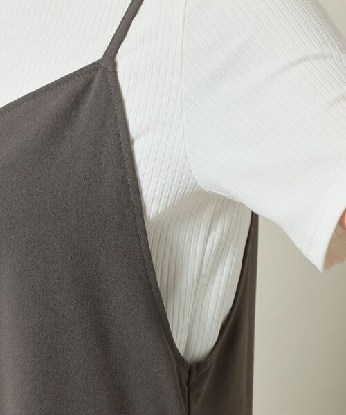 ITS'DEMO / イッツデモ ワンピース | 【手洗い可／無地・花柄】ジョーゼットキャミワンピ | 詳細25