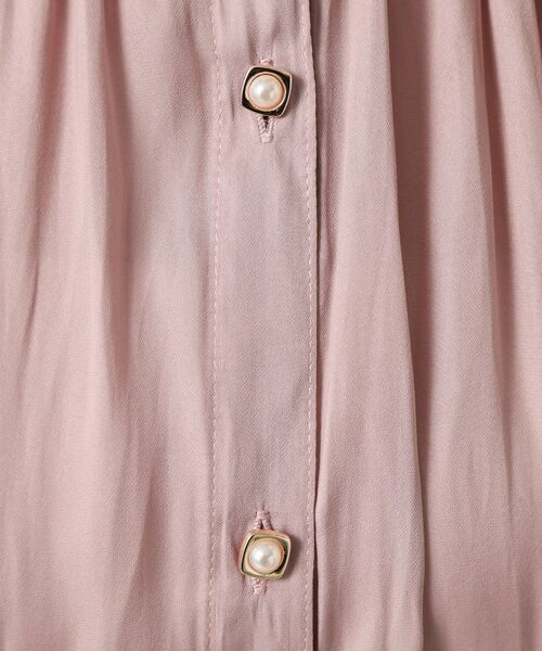 ITS'DEMO / イッツデモ シャツ・ブラウス | 【手洗い可】ナイルサテン7分袖ブラウス | 詳細15