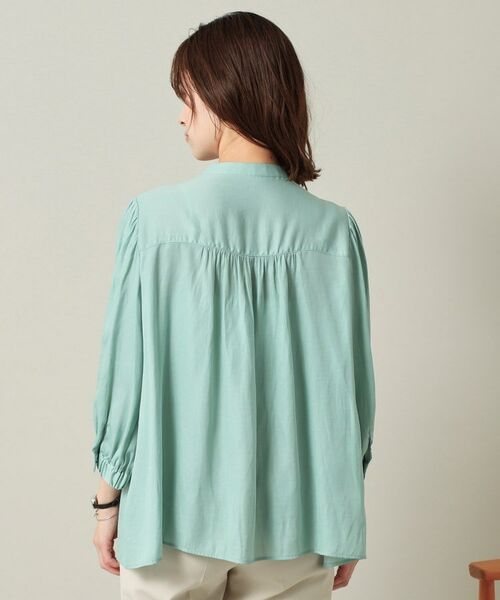 ITS'DEMO / イッツデモ シャツ・ブラウス | 【手洗い可】ナイルサテン7分袖ブラウス | 詳細22