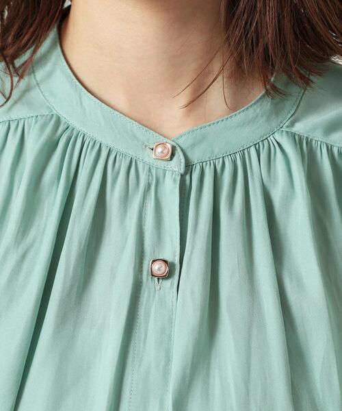 ITS'DEMO / イッツデモ シャツ・ブラウス | 【手洗い可】ナイルサテン7分袖ブラウス | 詳細23