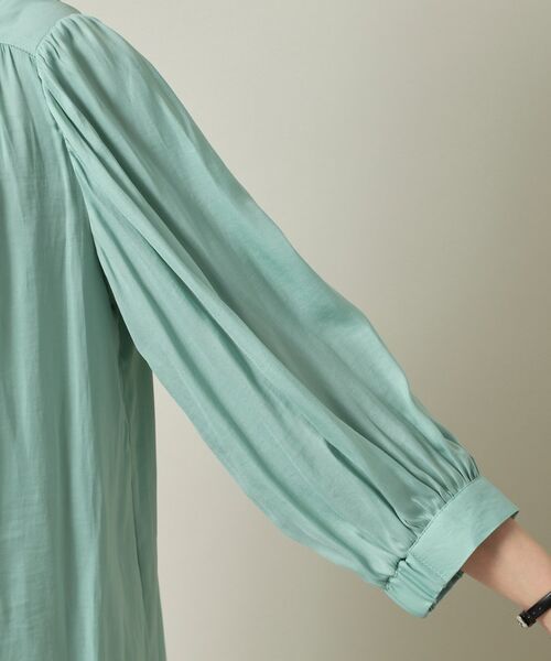 ITS'DEMO / イッツデモ シャツ・ブラウス | 【手洗い可】ナイルサテン7分袖ブラウス | 詳細24