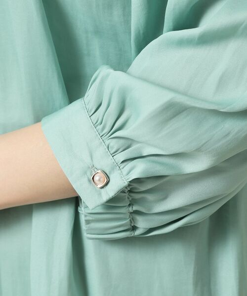 ITS'DEMO / イッツデモ シャツ・ブラウス | 【手洗い可】ナイルサテン7分袖ブラウス | 詳細25