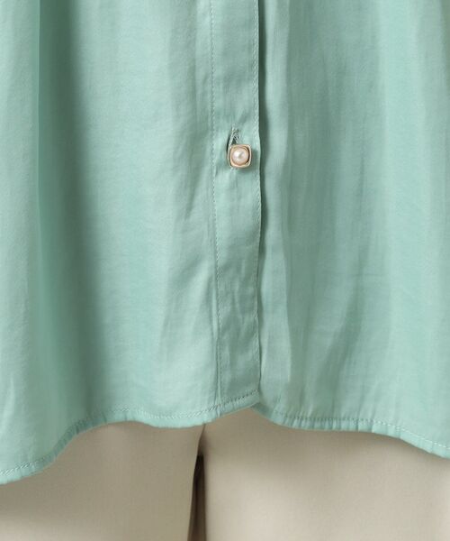 ITS'DEMO / イッツデモ シャツ・ブラウス | 【手洗い可】ナイルサテン7分袖ブラウス | 詳細26