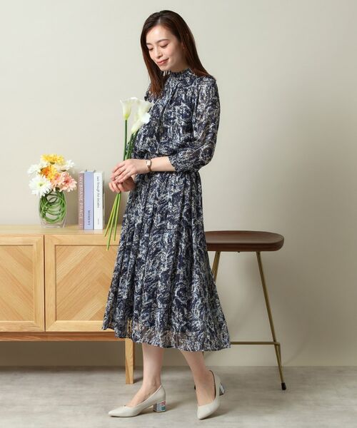 ITS'DEMO / イッツデモ シャツ・ブラウス | 【手洗い可／セットアップ可】ラメストライプ7分袖ブラウス | 詳細14