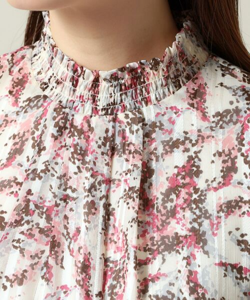 ITS'DEMO / イッツデモ シャツ・ブラウス | 【手洗い可／セットアップ可】ラメストライプ7分袖ブラウス | 詳細19