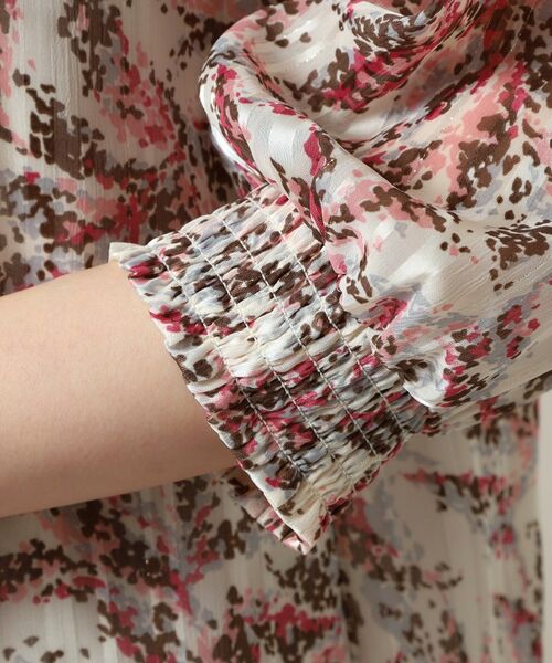 ITS'DEMO / イッツデモ シャツ・ブラウス | 【手洗い可／セットアップ可】ラメストライプ7分袖ブラウス | 詳細22