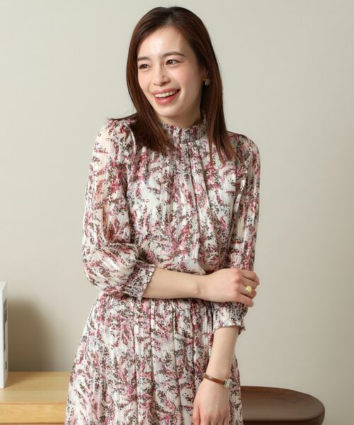 ITS'DEMO / イッツデモ シャツ・ブラウス | 【手洗い可／セットアップ可】ラメストライプ7分袖ブラウス | 詳細5