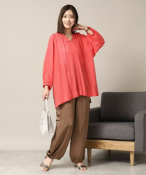 ITS'DEMO / イッツデモ シャツ・ブラウス | 【手洗い可】スキッパーブラウス | 詳細18