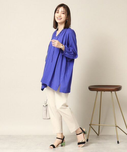 ITS'DEMO / イッツデモ シャツ・ブラウス | 【手洗い可】スキッパーブラウス | 詳細6