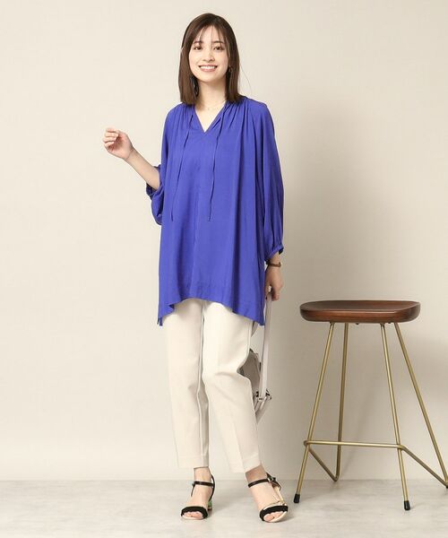 ITS'DEMO / イッツデモ シャツ・ブラウス | 【手洗い可】スキッパーブラウス | 詳細7