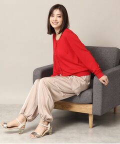 ITS'DEMO / イッツデモ パンツ | 【ウエストゴム／手洗い可】サテンパンツ