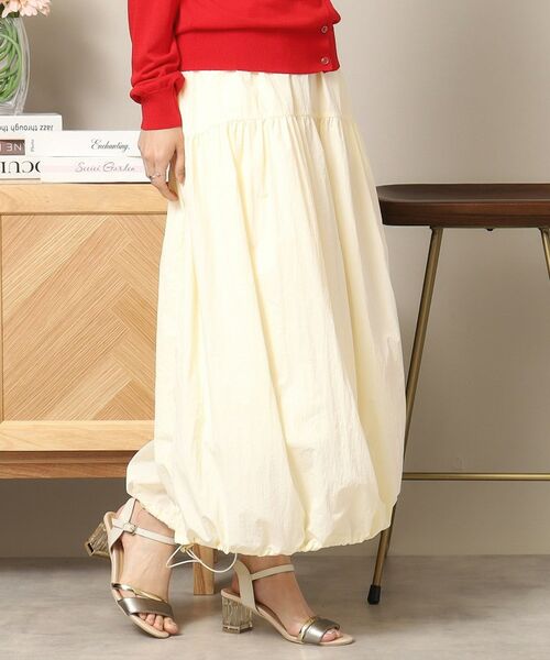 ITS'DEMO / イッツデモ ロング・マキシ丈スカート | 【後ろウエストゴム／手洗い可】バルーンスカート | 詳細1