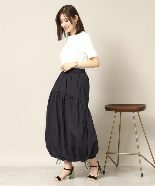 ITS'DEMO / イッツデモ ロング・マキシ丈スカート | 【後ろウエストゴム／手洗い可】バルーンスカート | 詳細12