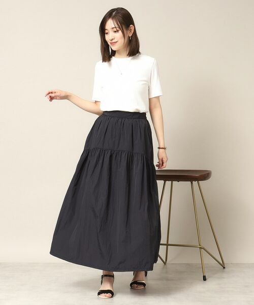 ITS'DEMO / イッツデモ ロング・マキシ丈スカート | 【後ろウエストゴム／手洗い可】バルーンスカート | 詳細14