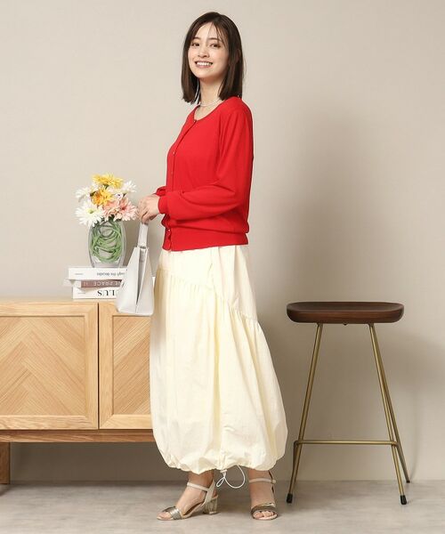 ITS'DEMO / イッツデモ ロング・マキシ丈スカート | 【後ろウエストゴム／手洗い可】バルーンスカート | 詳細3