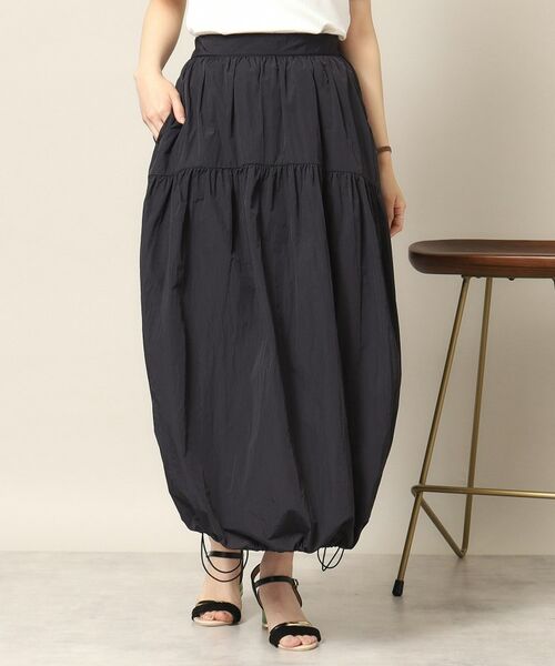 ITS'DEMO / イッツデモ ロング・マキシ丈スカート | 【後ろウエストゴム／手洗い可】バルーンスカート | 詳細9