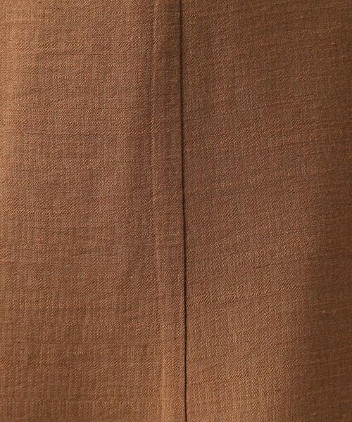 ITS'DEMO / イッツデモ ロング・マキシ丈スカート | 【ウエストゴム／洗濯機OK】リネン混マーメイドスカート | 詳細12