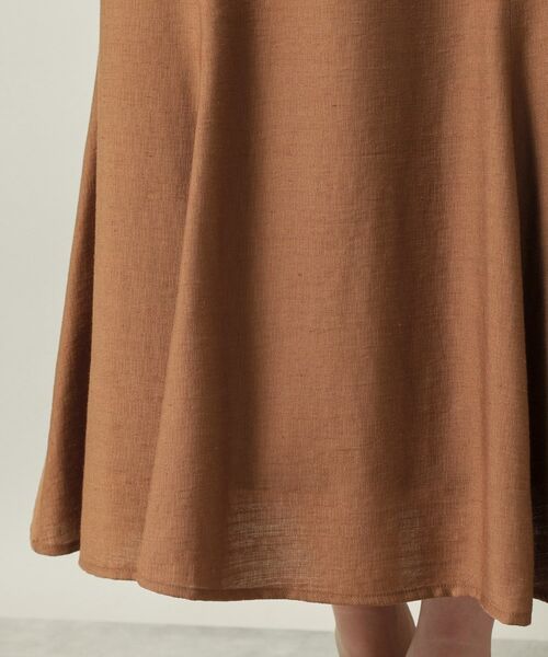 ITS'DEMO / イッツデモ ロング・マキシ丈スカート | 【ウエストゴム／洗濯機OK】リネン混マーメイドスカート | 詳細18