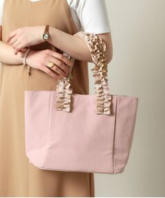 ITS'DEMO / イッツデモ トートバッグ | 【A4対応】ヌビ風フリル手トート