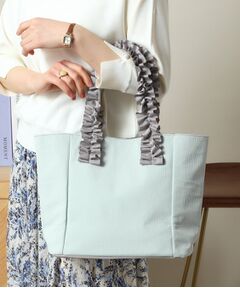 ITS'DEMO / イッツデモ トートバッグ | 【A4対応】ヌビ風フリル手トート