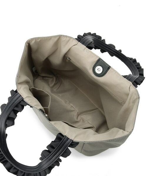 ITS'DEMO / イッツデモ トートバッグ | 【A4対応】ヌビ風フリル手トート | 詳細14