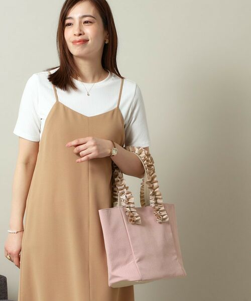 ITS'DEMO / イッツデモ トートバッグ | 【A4対応】ヌビ風フリル手トート | 詳細3