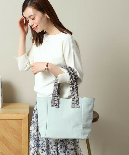 ITS'DEMO / イッツデモ トートバッグ | 【A4対応】ヌビ風フリル手トート | 詳細5