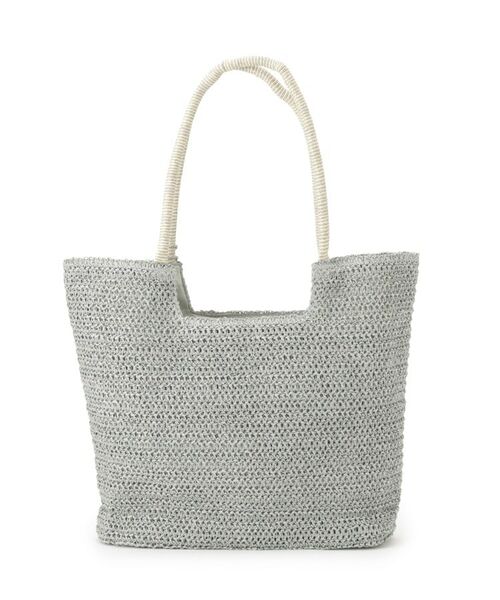 ITS'DEMO / イッツデモ トートバッグ | チャーム付ロゴ刺繍雑材トート | 詳細14