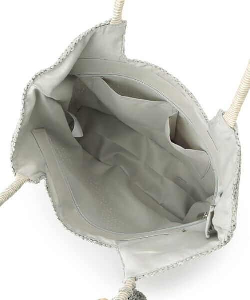 ITS'DEMO / イッツデモ トートバッグ | チャーム付ロゴ刺繍雑材トート | 詳細16