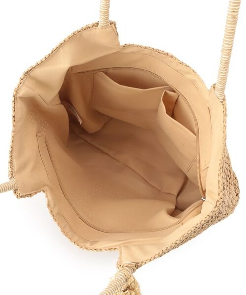 ITS'DEMO / イッツデモ トートバッグ | チャーム付ロゴ刺繍雑材トート | 詳細19