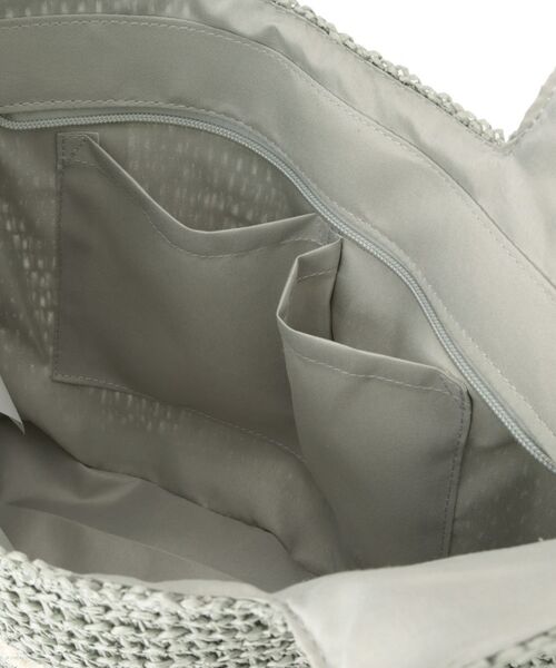 ITS'DEMO / イッツデモ トートバッグ | チャーム付ロゴ刺繍雑材トート | 詳細22